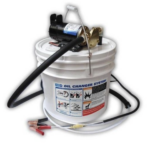 Jabsco Pump oil changer 1.5gpm 24V porta quick reversible to both drain & refill engine oil with 13L container (non CE)