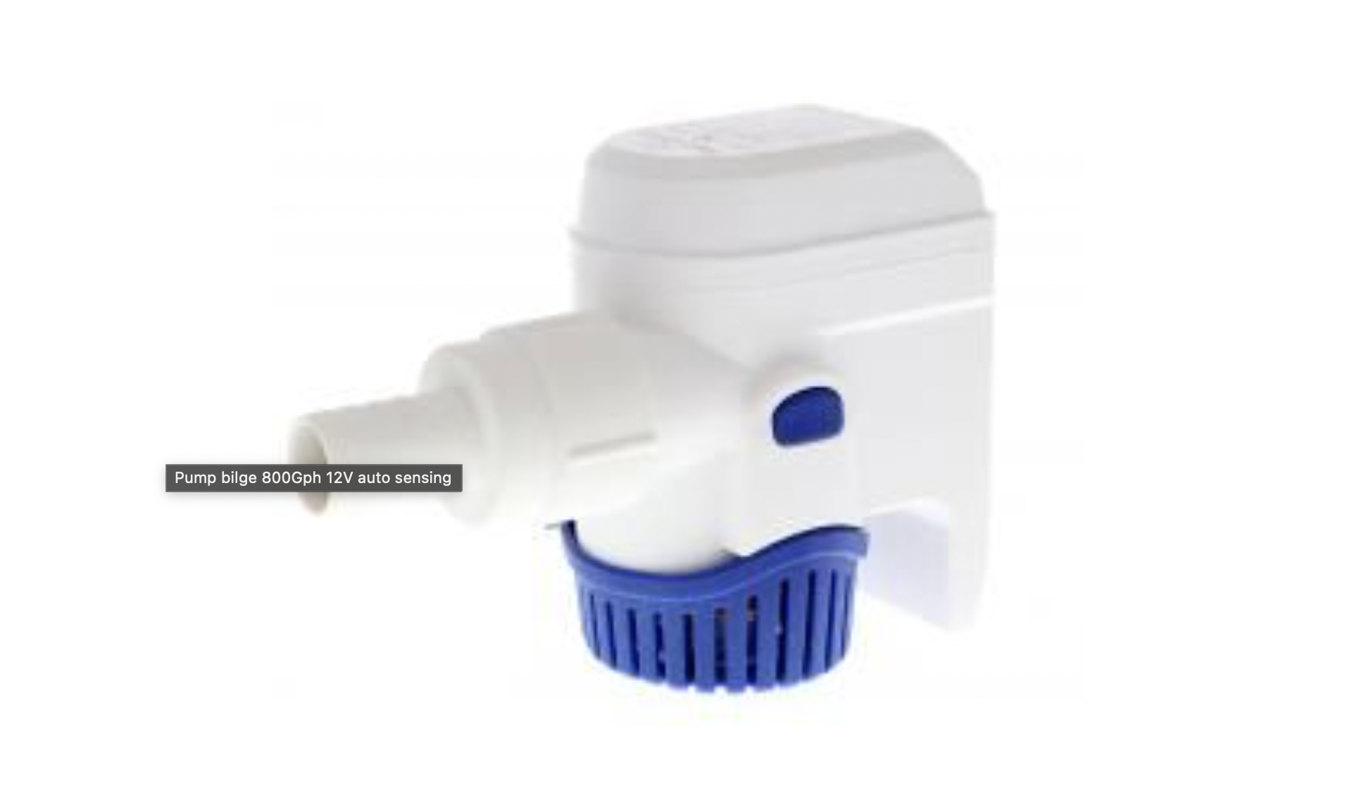 Pump bilge 800Gph 12V auto sensing,2
