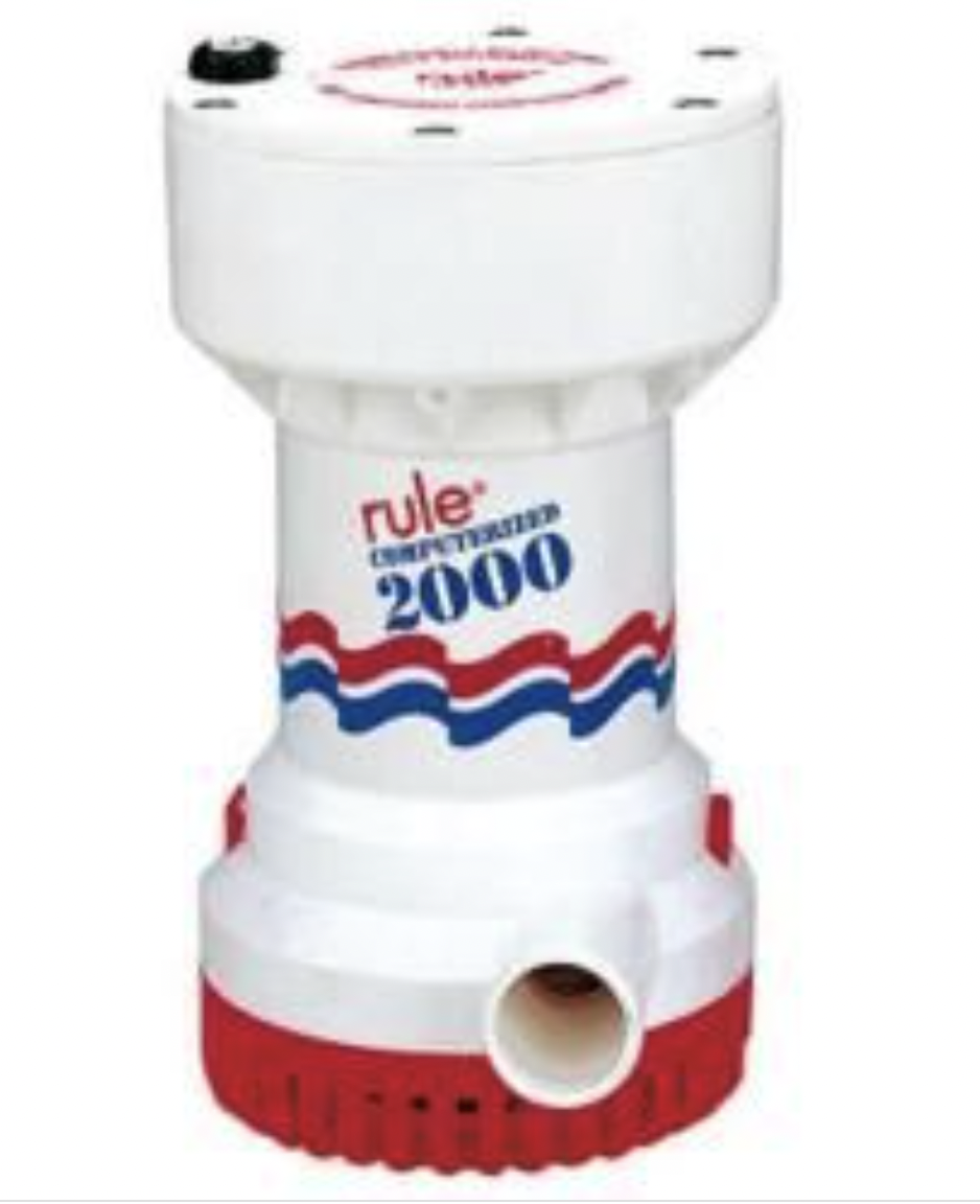 rule Pump bilge 2000 Gph 12V auto,2